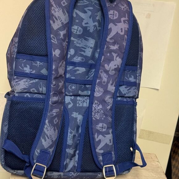 Disney World Blue Backpack with Mickey Mouse 50th anniversary large in size - Picture 2 of 6